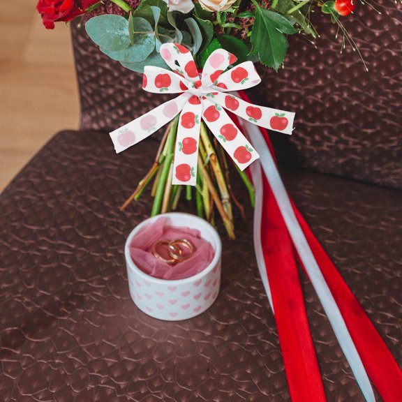 GOOHOCHY Decorative Ribbon Webbing for Teacher's Day and Back to School Celebrations, Craft Supplies and Wrapping