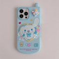 thumbnail image 3 of Sanrio Hello Kitty Kuromi Melody Pochacco Cinnamoroll accesorios maquillaje espejo funda de teléfono para Iphone 11 12 13 14 15 Pro Max, 3 of 5