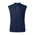 thumbnail image 4 of Fgnfyis Men's Sleeveless Shirts for Casual Wear Versatile Holiday Tops Sports Vests Trendy Summer Garments Comfortable Everyday Attire Tank Tops for Men Blue S, 4 of 5