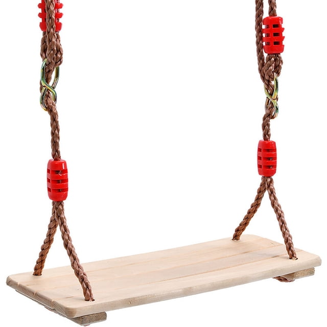 Columpio de madera para exterior, columpio, columpio para niños de altura regulable