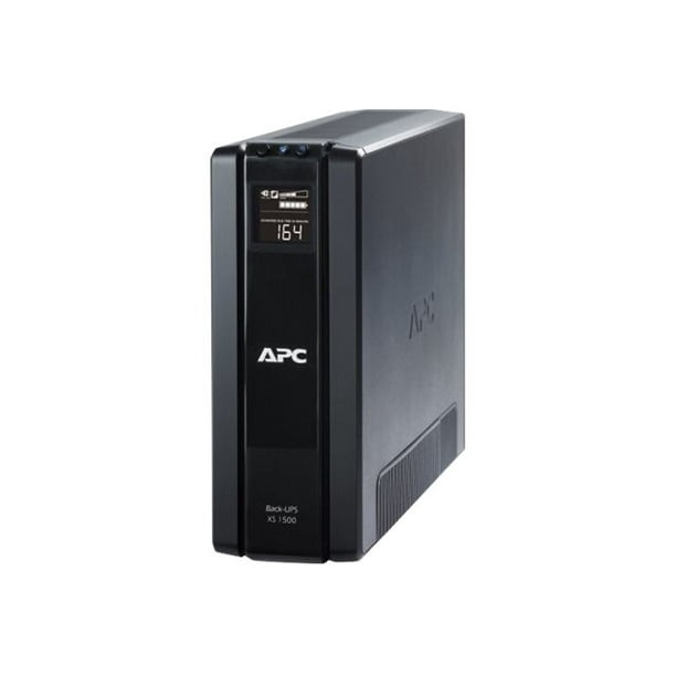 APC BackUPS XS 1500 UPS AC 120 V 865 Watt 1500 VA output connectors 10 black APC BackUPS XS 1500 UPS AC 120 V 865 Watt 1500 VA output connectors 10 black