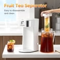 thumbnail image 3 of Iced Coffee Tea Maker with Reusable Filter Basket 3 QT Pitcher Iced Tea and Coffee Machine, Tea Makers For Iced Tea, Lattes, Lemonade and Flavored Water, 3 of 8