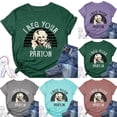 thumbnail image 2 of Women's Dolly Shirts Classic Dolly Printed Tee, Loose‑Fit Unisex Cotton Blend Short‑Sleeve Casual Everyday Shirt Tops XXXL, 2 of 4