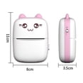 thumbnail image 2 of Pocket Printer Mini Bluetooth Thermal Printer Compatible with iOS and Android Paper Printer Portable Label Sticker Receipt Printer Suitable for Work List/Study Notes/Travel Diary, 2 of 7