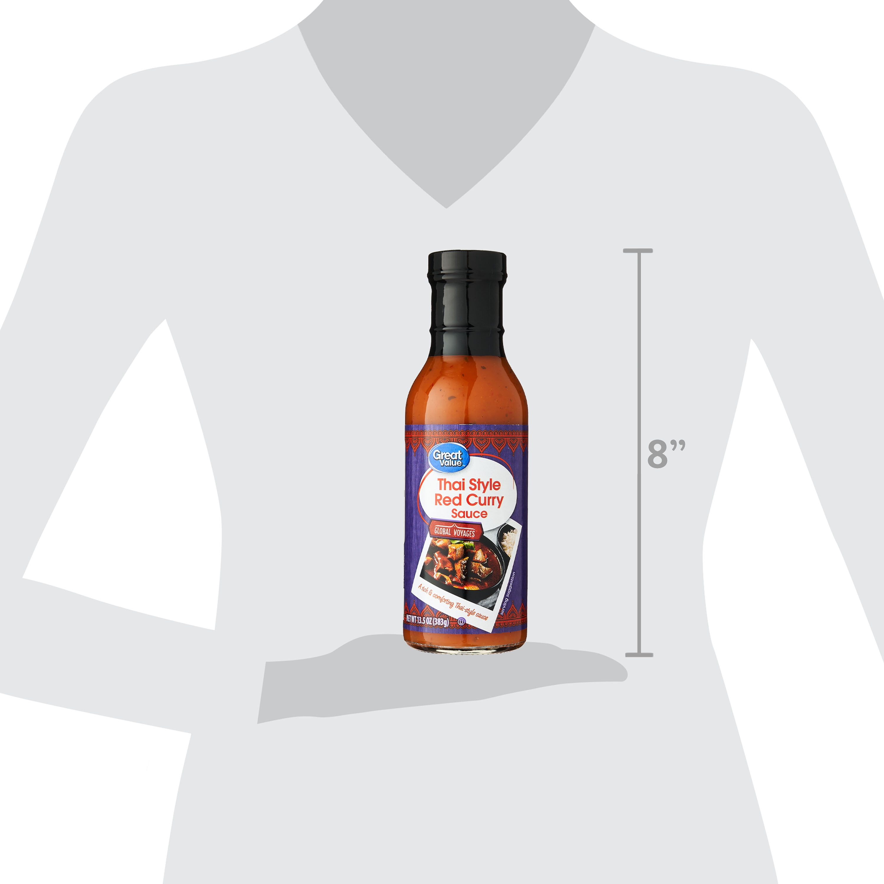 Great Value Thai Style Red Curry Sauce, 13.5 oz