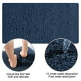 thumbnail image 6 of Todaioua Small Bathroom Rug 16x24 Inch Non Slip Fluffy Bath Mat for Bathroom Floor Washable Plush Premium Bath Rug for Tub Soft Shaggy Absorbent Shower Mat, 6 of 7