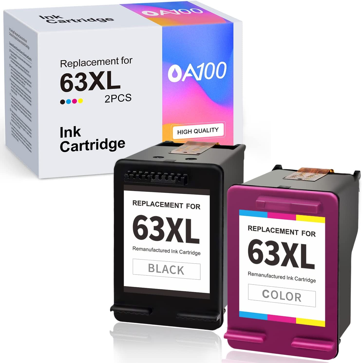 63XL Ink Cartridge for Printer Ink HP 63 XL 63XL Ink Cartridge Black