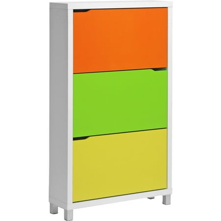 Simms White Modern Shoe Cabinet