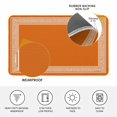 thumbnail image 3 of Burnt Orange Geometric Door Mat Indoor Outdoor, Country Greece Key Art Non Slip Welcome Mat with Rubber Backing, Absorbent Fabric Front Door Mats Entryway Rug for Home Patio Entrance 24"x36", 3 of 9