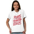 thumbnail image 4 of Crazy Cat Lady Purrs Well With Others Men's Graphic T Shirt Tees Brisco Brands L, 4 of 6