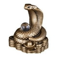 thumbnail image 1 of Bgsha Ornements en Résine Serpent pour Ruyi Ornements de Bureau Bibliothèque Entrée Artisanat Maison, 1 of 6