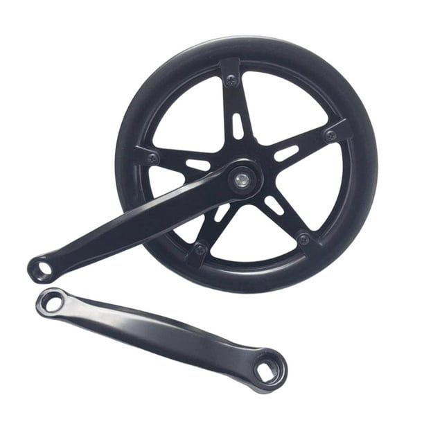 Juego de bielas para bicicleta, plato, brazo de biela, reparación fija, acero, fácil instalación, componentes, juego de bielas para bicicleta plegable