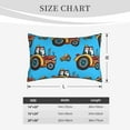 thumbnail image 6 of Bingfone Cartoon Tractor Standard Size Pillowcase, Long Staple Pure Cotton Envelope Closure Pillow Cover,14"X20", 6 of 9