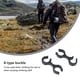 thumbnail image 5 of Advancent Bastón de goma para caminar, hebilla de 8 formas, desmontable, reutilizable, Universal, escalada, trekking, poste, cierre de Escalada, 5 of 6