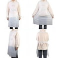 thumbnail image 3 of 50 Pieces Disposable White Plastic/Poly Apron 46 Inches X 28 Inches Perfect For Cooking And Arts N' Crafts, 3 of 5