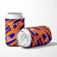 thumbnail image 5 of Carolines Treasures CJ1036-YCC Letter Y Initial Monogram - Tiger Stripe Blue And Orange Can Or Bottle  Hugger, 5 of 5