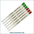 thumbnail image 2 of 6X Schmidt P900 M Parker Style Ballpoint Refill Green/Red Ink Medium Tip, 2 of 2