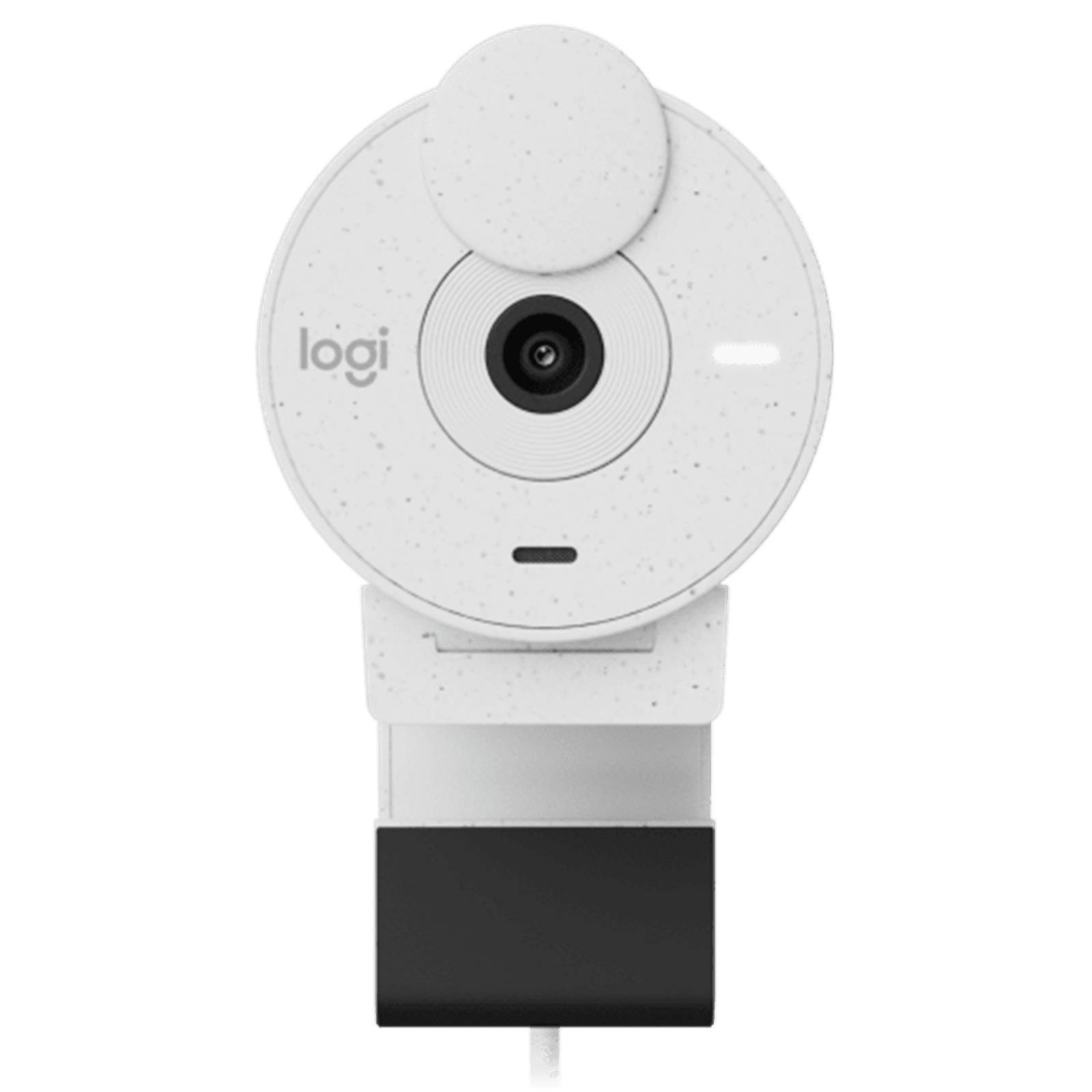 Logitech BRIO 300 Wired HD Webcam, 60 fps/1080p Live Streaming Camera, Auto Light Correction, Noise Cancelling Microphone, Black  white
