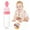 Pink, variant on Clearance Tableware under $5,Children With Suction Cup Rice Paste Bottle Children Training Silicone Baby Bottle Spoon Auxiliary Food Bottle Can Stand