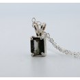 thumbnail image 5 of Natural Green & Pink Bi-colored Tourmaline Sterling Silver Necklace NT170, 5 of 8
