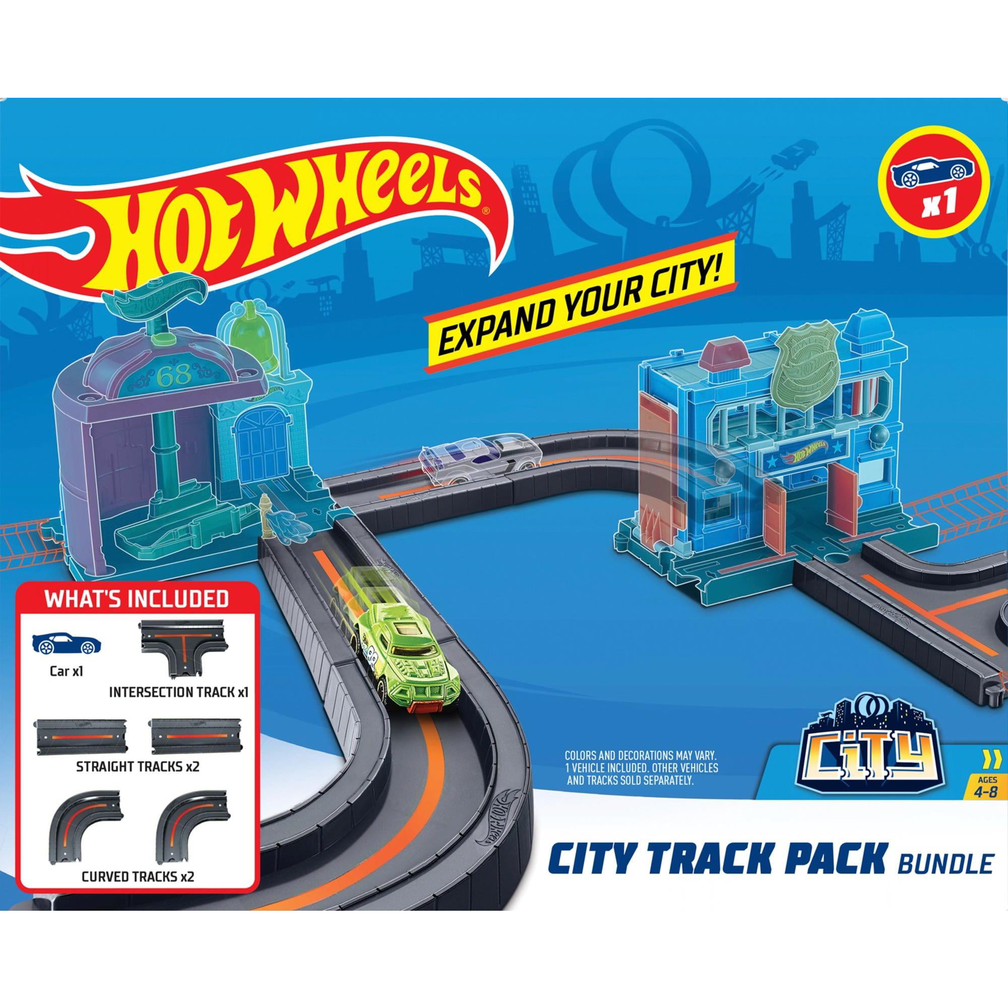 Hot Wheels City Track Pack Bundle 