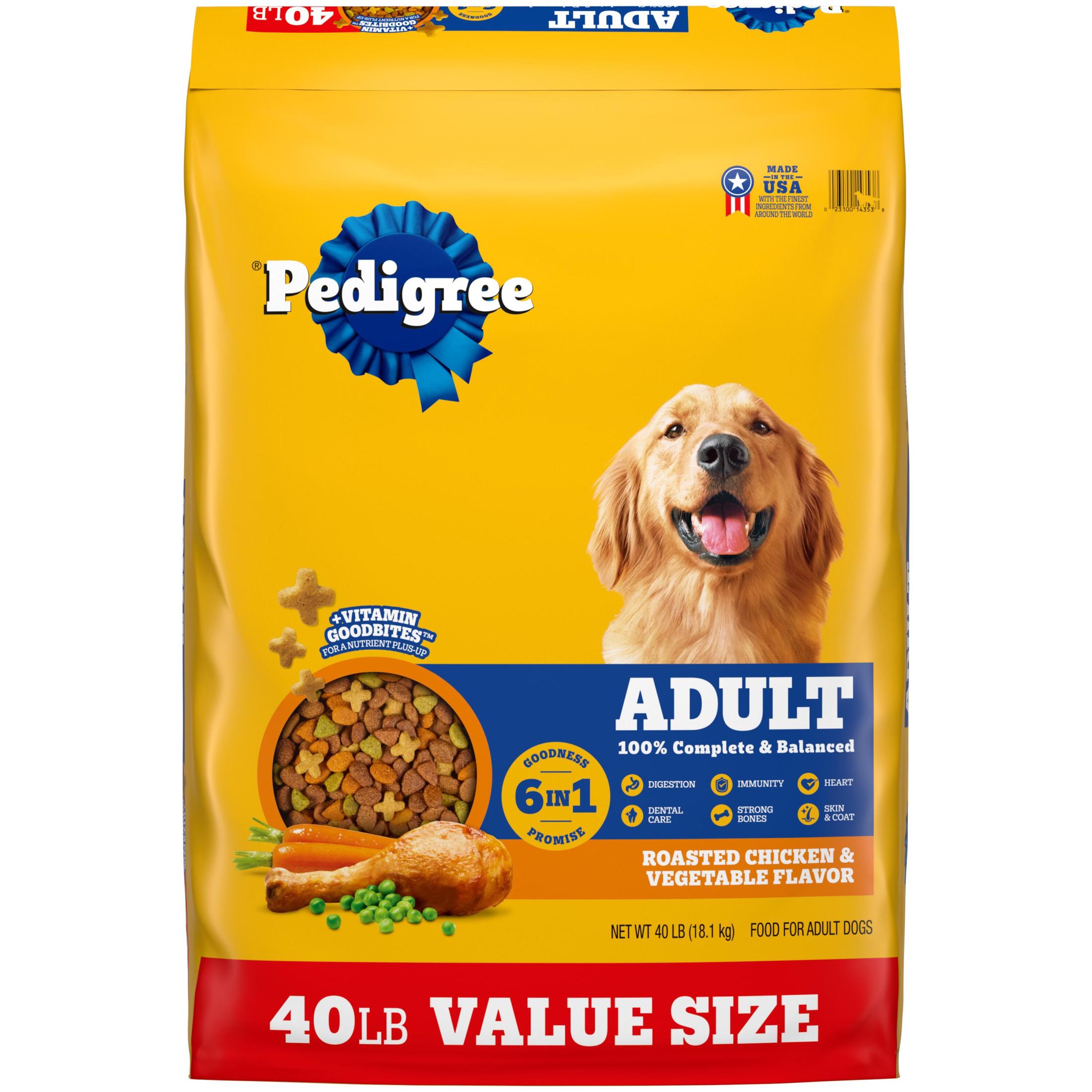 Pedigree High Protein Roasted Chicken & Vegetable Dog Food photo 1