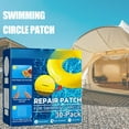 thumbnail image 3 of 30-Piece Heavy-Duty Vinyl Repair Kit, Transparent Adhesive Patches for Air Mattresses, Inflatable Pools, Tents, Boats, Bounce Houses & Inflatable Toys, 3 of 7