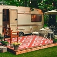 thumbnail image 4 of Milan Design 100% Eco-friendly Lightweight Plastic Outdoor Mat/Rug, 4 of 5