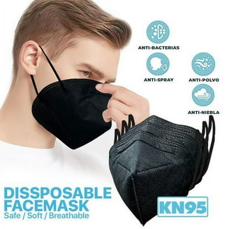 7 in. x 3-3/4 in. x .75 in. 3 Ply Disposable Face Mask with