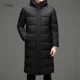 thumbnail image 2 of Chaqueta larga de plumón con gorro extraíble para hombre, chaqueta de invierno de marca 2024, chaqueta de invierno para hombre, chaqueta cortavientos para hombre, saco informal para hombre, abrigos pa, 2 of 5