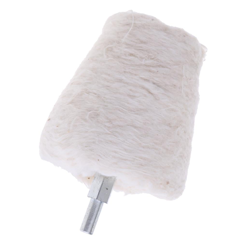 Use with Drill 100% Soft Grade Cotton 110mm Dome Polishing/Buffing Mop