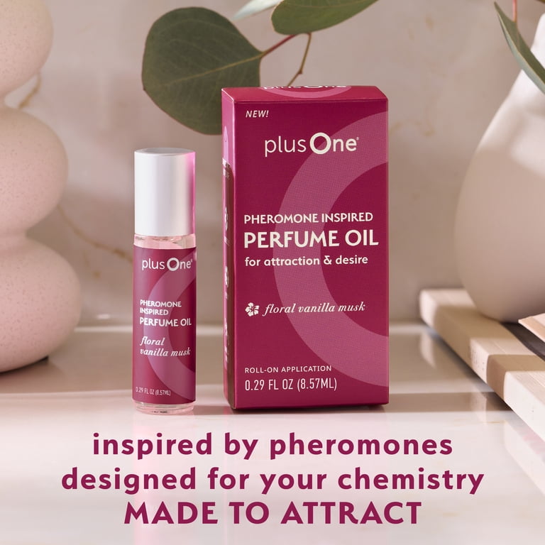 plusOne Pheromone Inspired Perfume Oil – Floral Vanilla Musk