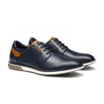 thumbnail image 3 of Zapatos Casual de Vestir para Hombre Bruno Marc Azules con Cordones, 3 of 9