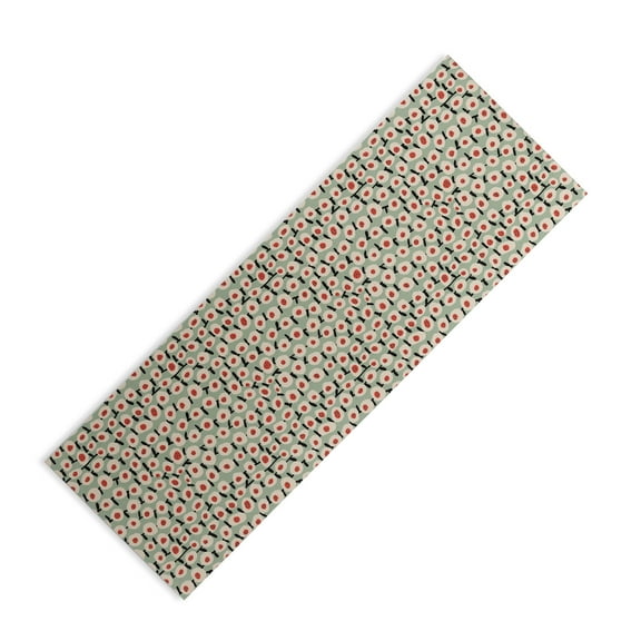 Society6 Alisa Galitsyna Dots and Flowers 1 (6mm) 24" x 70" Yoga Mat