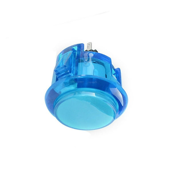 Seitruly Máquina de juego con botón pulsador, accesorios originales, consola, interruptor de frambuesa, reemplazo de gabinete de inicio, Videojuegos y accesorios Azul