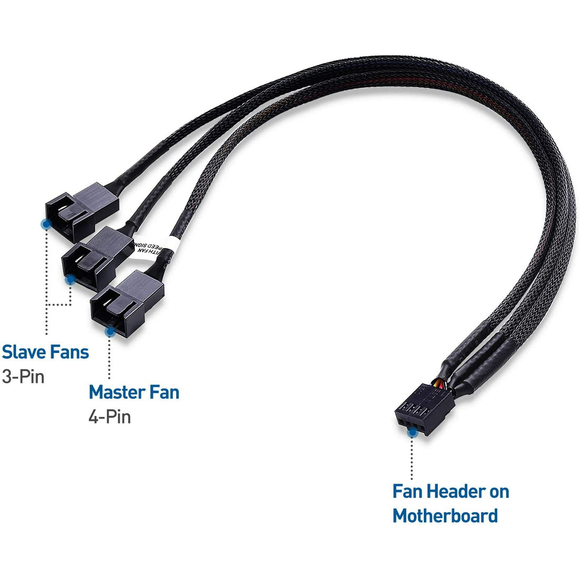 Cable Matters 2 Pack 4 Pin Pwm 3 Computer Case Fan Splitter Cable 12 Inches Walmart Canada Cable Matters 2 Pack 4 Pin Pwm 3 Computer Case Fan Splitter Cable 12 Inches Walmart Canada