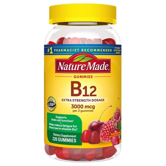 Nature Made Extra Strength B-12 Gummies, 220 Gummies
