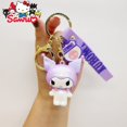 thumbnail image 1 of LLavero de coche Dream Sparkle Sanrio Melody Kuromi Hello Kitty Cinnamoroll, bolsa colgante, juguete encantador, hebilla de llave de dibujos animados, pequeño regalo YAOSANBAO BAO unisex, 1 of 2