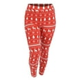 thumbnail image 3 of UB Girls Winter Print Matching Family Christmas Leggings (Girls 14/16, Girls), 3 of 5