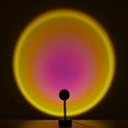 thumbnail image 1 of Sunset Lamp Projector LED Desktop FYBTO tic Ambience Light 90 Degree Rotation Wall Background Night Light for Home Party Living Room Bedroom Décor - Sun, 1 of 5