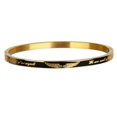 thumbnail image 1 of 2 Pulseras De Acero De Para Mujer, Brazalete ángel, Dorado, 1 of 8