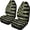 Camouflage American Flag, variant on XYZCANDO Car Seat Covers Polyester Fabric Car Front Seat Covers Automobile Interior Decor Accessories Thin Stretchy Truck Vehicle, Camouflage Branch Leaf