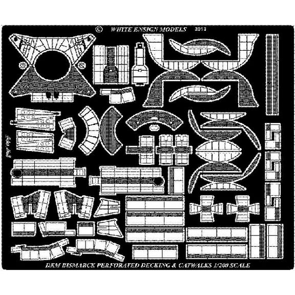 1/200 Bismarck Perforated Decking & Catwalks for TSM