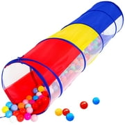 SweHouse Play Tunnel Tent for 1-6 Years Kids Toddlers Crawl Tube Indoor Outdoor Games(Without Balls)