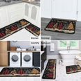 thumbnail image 6 of Kitchen Mat Set of 2 Non Skid Christmas Kitchen Mats for Floor,Buffalo Plaid Tree Merry Christmas Kitchen Runner for Bathroom,Room Bath (47x17+30x17 Inches), 6 of 7