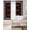 Brown, variant on Boho Geometric Blackout Curtains for Bedroom, Thermal Insulated Drapes, Simple Farmhouse Nation Abstract Motifs Black Out Curtains 63 Inch Long Room Darkening Kitchen Curtains 42"x63" 2 Panels