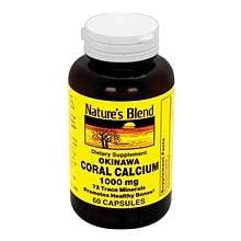 Natures Way Coral - Nature's Blend Okinawa Coral Calcium - 60 Capsules