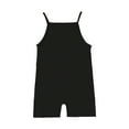 thumbnail image 6 of Toddler Overalls Girls Shorts Kids Summer Clothes Teen Girls Romper Adjustable Tie-Up Strap Short Overalls Jumpsuits with Pocket One-Piece Outfit, 6 of 8