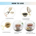 thumbnail image 2 of Snap Ball Tea Strainer, 6 Pcs Premium Stainless Steel Tea Infuser with Handle for Loose Leaf Tea Fine Mesh Tea Balls Filter Infusers, 2 of 3