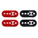 thumbnail image 1 of Suspensión De 4PCS - Negro + Rojo Buje Silenciador Aislante Goma 0.47 "agujero, 1 of 6